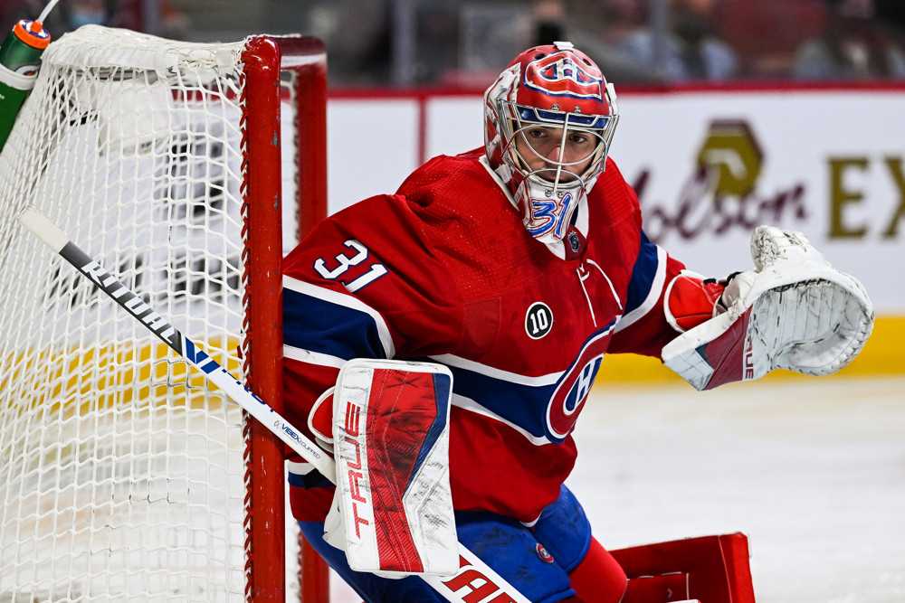What do the Montréal Canadiens do about a crammed offence? 31 Montréal Canadiens goaltender Carey Price