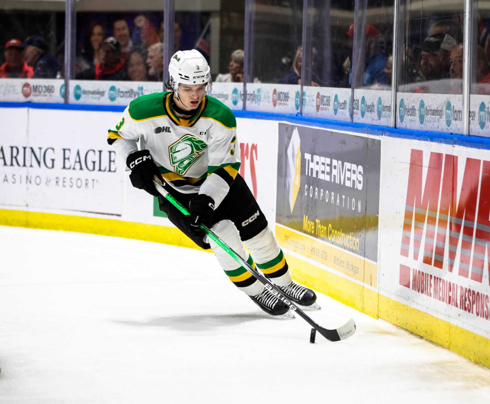Sam Dickinson of the London Knights