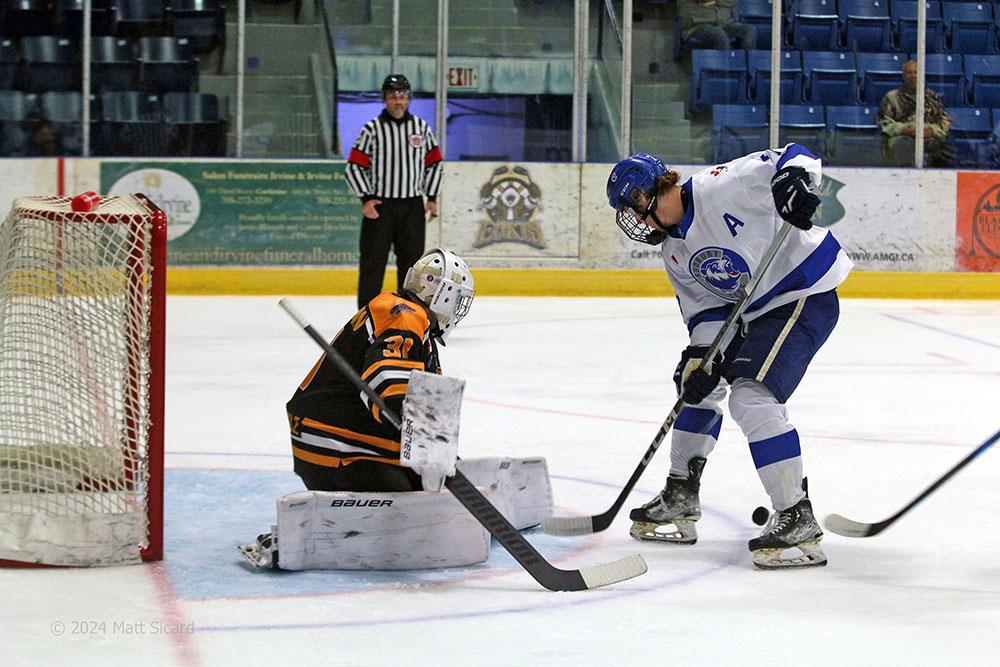 Cubs forward stopped on breakaway