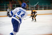Cubs Navarro shoots puck