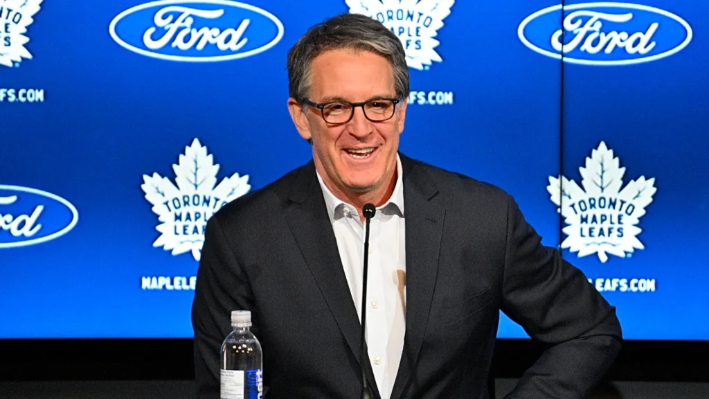 Brendan Shanahan’s Maple Leafs: A bold era that fell short 31 Brendan Shanahan smiles and jokes with reporters during a media scrum