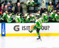 London Knights celebrate goal
