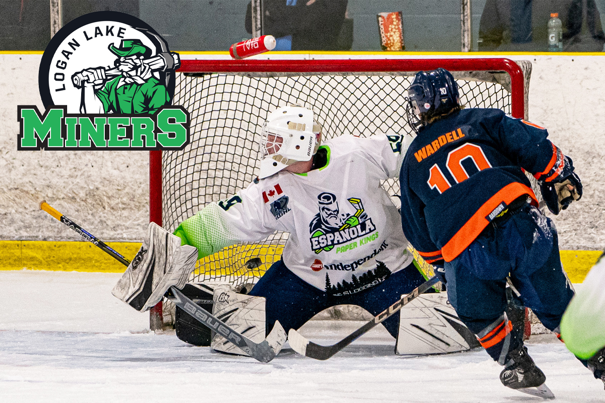 NOJHL goalie deflects puck 