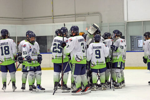 Espanola Paper Kings split pair of thrilling games 44 Espanola Paper Kings celebrate after beating the Powassan Voodoos on Wednesday, Sept. 24th