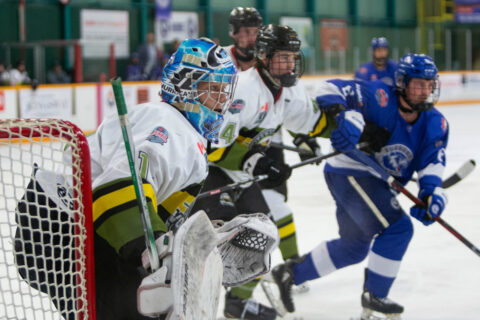 Powassan Voodoos rally for remarkable comeback against Cubs 34 Powassan Voodoos goaltender is locked in during play against the Sudbury Cubs